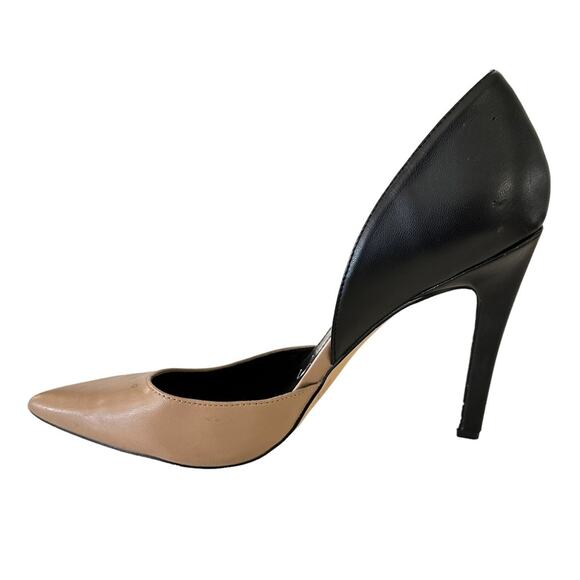 Calvin Klein Brena D’ORSAy tan and black 4” heels. Pointed toes size 9 - Picture 8 of 10
